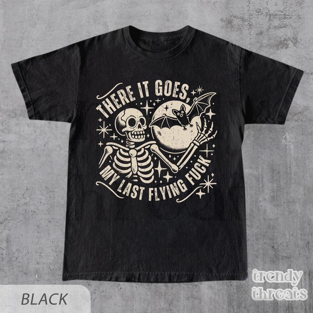 There It Goes My Last Flying F Ck Halloween Shirt, My Last Flying F Ck Bat Tee